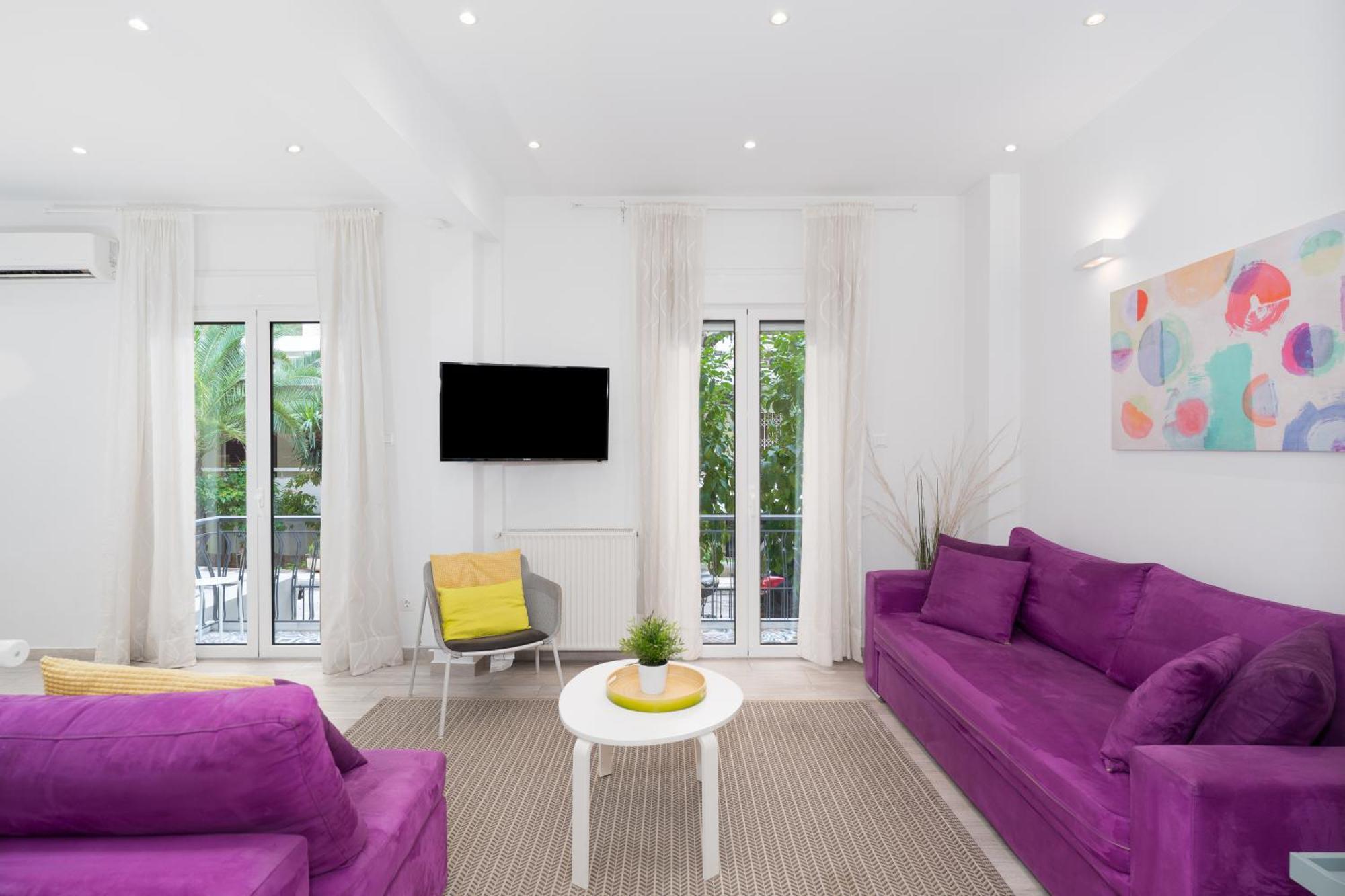 Spacious Modern Apartment In Athens Near Metro エクステリア 写真